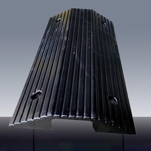 IMUNKT Bordsteinrampe Brückenrampe, Türschwellenrampe Für Rollstühle, Gummi Schwellenbrücke Rollstuhlrampe, Dämpfungsrampe Auffahrhilfe, 40x40x8cm 80x40x8cm(40 * 40 * 8cm)