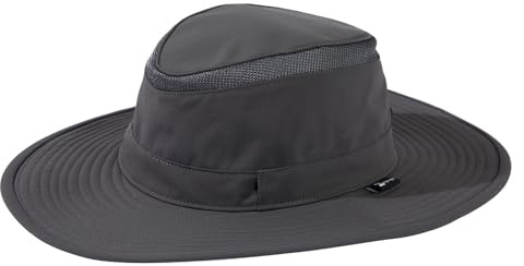 TOP-EX Wasserdichter Sonnenhut Herren UPF 50 Outdoor Dunkelgrau M/L