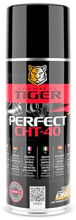CHEMICAL TIGER – Dégrippant – Spray lubrifiant Pénétrant – Multifonction pour Desserrer Les Vis, Lubrifier, Protéger Contre la Corrosion & l’Humidité – pour Voiture, Atelier – CHT-40 400 ML