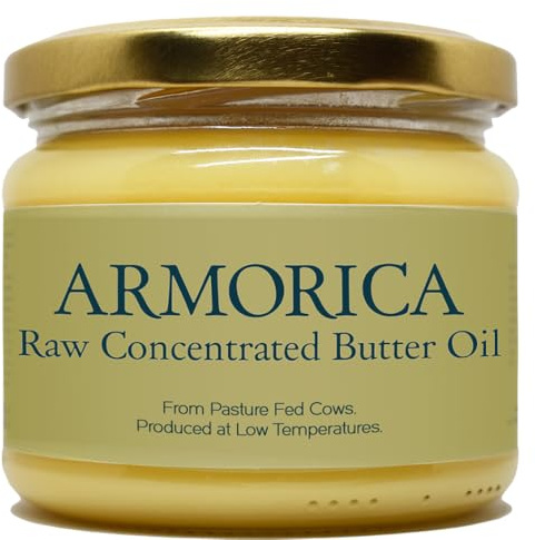 ARMORICA Concentrated Butter Oil | Made from Grass-Fed Cow's Milk | Source of Fat Soluble Vitamins | Rich in Healthy Fats - (230g)