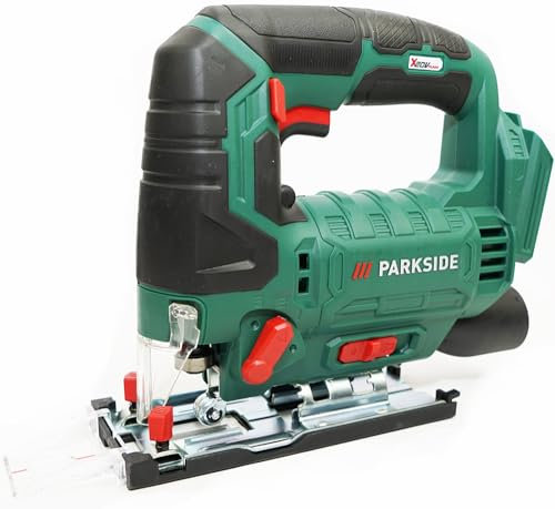 Parkside Bundle - Sega a pendolo a batteria da 20 V, PSTDA 20-Li B3, seghetto alternativo/sega a batteria (senza batteria/caricatore)