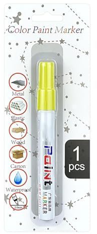 Duroecsain Marcatore pneumatico, penna per vernice pneumatici,Set di matite per riparazione automatici portatili | di lunga durata, touchup per auto,