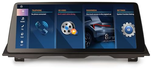Erisin 12.3 Qualcomm 8-Cœurs 8GO+128GO Android 14 Autoradio Bluetooth GPS Stéréo pour BMW Série 5 F10 F11 (2013-2016) Système NBT iDrive Canbus IPS Dab+ Wireless CarPlay Android Auto DSP WiFi 4G USB