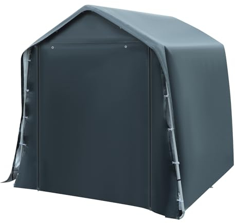 2,4 x 2,4 x 2,4 x 2,4 m, garage per bicicletta e tenda, stabile riparo come garage per moto, tenda da giardino impermeabile con tetto di protezione per il giardino