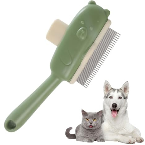Fellpflegebürste für Katzen und Hunde, Zubehör zum Entwirren und Waschen, für Tiere | Entfernung von Katzenhaaren, Zubehör für Hundepflege, Bad, Entwirrung, Reinigung