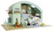CUTEROOM Kit de Casa de Muñecas en Miniatura de Madera DIY - Caravana Retro con Música y Luces LED (Decoración