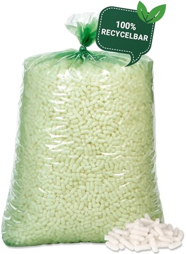 BB-Verpackungen 6x 300 Liter BIO-Verpackungschips SMALL (6 Beutel) | antistatisches Füllmaterial, leichte Polsterchips und 100% biologisch abbaubar