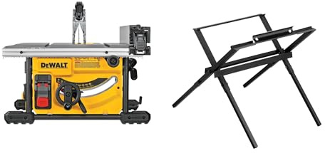 DEWALT DWE7485WS 8-1/10.2 cm Kompakte Baustellen-Tischsäge mit Ständer