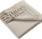 Drift Home - Natural Woven Stripe Throw Blanket (180 x 130cm) - Sustainable Recycled Cotton 100% - Textured Sofa Throw