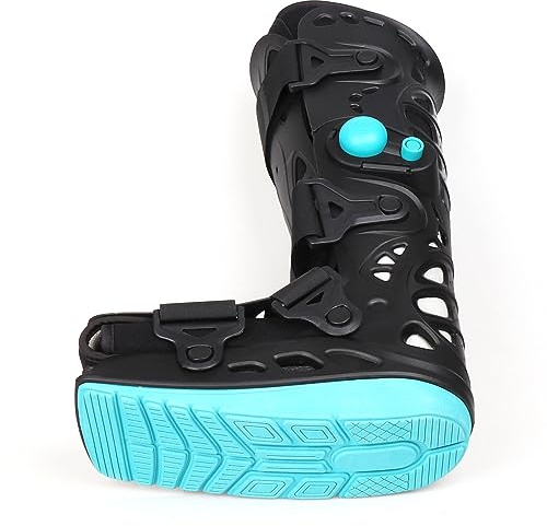 KEULEN Fracture Boot, Achilles Tendon Rupture Rehabilitation Shoes, Double Airbag Protection, Breathable Ankle Fracture Walking Short Boot Brace, for Sprained Ankle Foot Pain Recovery Broken Foot