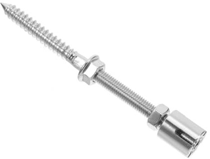 SEWOART Garden Trellis Screws Climbing Anchor Screw for Outdoor Plant Wall Fixing Wire Rope Stainless Steel Heavy Duty for Vine Support