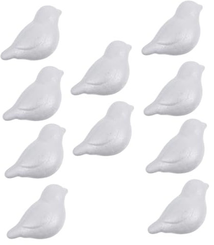 Angoily 12stücke Schaumstoff Vogelmalerei Handwerk DIY Junge Mädchen Spielzeug Blase Form Bastelmaterial Blumenarrangement Heim Party Dekoration Zum Selbermachen Füllung Spielzeug