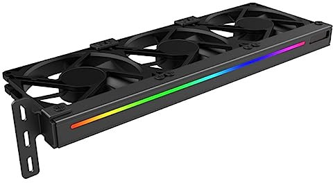 NUOBESTY Graphic Card Cooler Argb Pin Air Cooling Fan for Enhanced Heat Dissipation Computer Chassis Triple Fan Design Elegant Lighting for Video Card Cooling for Desktop