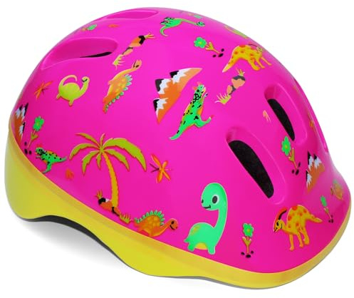 Gudook Kinderhelme Kinder Fahrradhelm für Jungen/Mädchen 3-8, Leichter Verstellbar und Belüftung Skaterhelm, Schutz für Scooter & Rollschuhlaufen