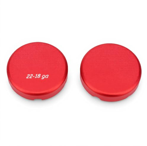 Vvikizy Butt Connector Mould, Aluminum Alloy Dual Cavity 22 18AWG Weather Proof Anti Corrosive Mold for Electrical Automotive Marine Applications, with Sealant Rod Hot Melt Glue