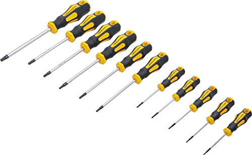 Bgs Technic Pro+ - Set Di 11 Cacciaviti Torx, Con Chiusura Di Sicurezza