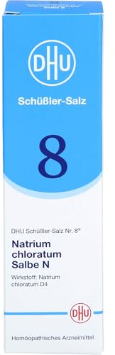 DHU Schüßler-Salz Nr. 8 Natrium chloratum D4, 50 g Salbe | Das Mineralsalz des Flüssigkeitshaushalts – das Original