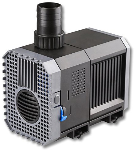 SunSun CHJ-6000 Pompe de Bassin ECO - 165 x 90 x 130 mm - débit max. 6000 l/h / 100 W/refoulement max. 4,0 m - avec câble 10 m - Filtration Circulation Écumeur eau jardin étang