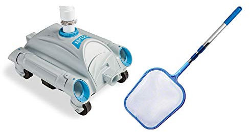 Intex Aspiratore automatico fuori terra per piscina da 1.600-3.500 GPH con rete per skimmer per piscina