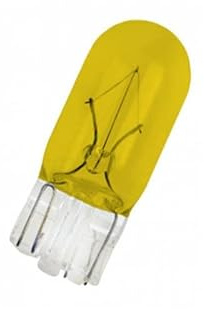 AMPOULE 24V 5W T10 W2.1x9.5D JAUNE W5W WEDGE VERRE VOITURE CAMION CLIGNOTANT TABLEAU DE BORD VOYANT FEU POSITION MOTO