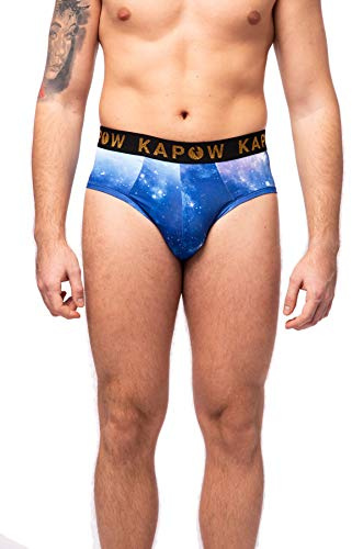 Kapow Meggings Performance Unterwäsche für Männer, Slips (Starlord, L)