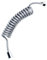 VIFERR Teleskopischer Duschschlauch, 1,5m G1/2 Flexible Brauseschlauch Spiralschlauch Bidet Federschlauch für Handbrause, Sprühgerät, Toilette Bidet, Waschbecken Sprayer, Wasserhahn