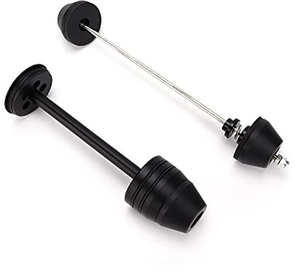 Ymiko Radachsen-Gabel-Slider-Protektoren Crash-Protektor Motorrad Vorder- und Hinterachsen-Slider Gabel Rad Crash-Protektor Ersatz für R Nine T 2013-2019