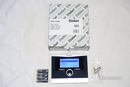 VAILLANT Termostato calorMATIC VRC 470f con 4 pilas de 1,5 V, programa semanal y manual (idioma español no garantizado)
