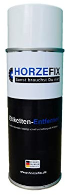 HORZEFIX Etikettenentferner 400 ml Kleberlöser zum lösen von Etiketten mit Orangenduft
