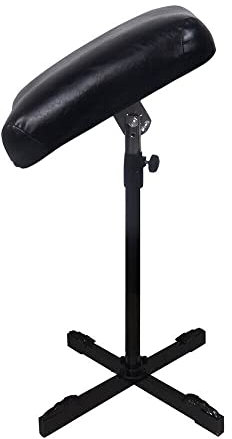 QRANSEUYXY Bärbart benstöd, fotvård, justerbar höjd, pedikyr max 200 kg, benstöd, fotvård, stol, pedikyrpall med 65–110 cm, justerbar höjd