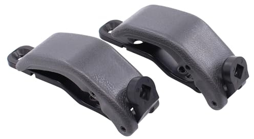MOTOKU Pair Grey Rear Quarter Glass Window Latch Lock for Toyota Pickup Hilux 1989-1997 Tacoma 1989-1999 Gray