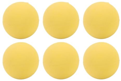 Jiawu Lacrosse-Massageball, Lacrosse-Ball-Set, PVC, Weich, Vielseitig, Elastisch Zum Üben (6PCS)