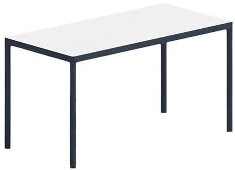 HOLGVE Kleiner Computertisch, Konferenztisch In Mehreren Größen Und Mit Kombinierter Nutzung, Besprechungstisch mit Rahmen Aus Aluminiumlegierung, for Schulungsseminartische Auf Kleinem Raum