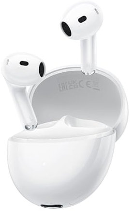 HONOR CHOICE Earbuds S7, 36 Ore Auricolari Bluetooth, Tri-mic AI Call Cuffie Cancellazione Rumore, Cuffie Bluetooth 5.3 con Microfono, IP54 Cuffie Wireless in Ear, Bianco