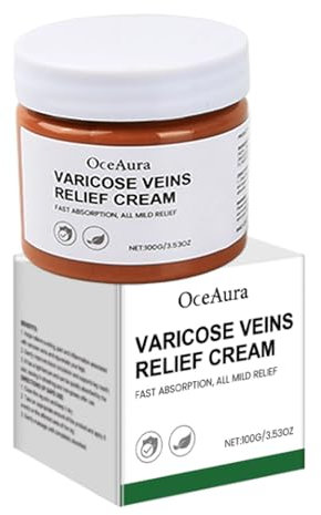 Dewocke Crema per Gambe 100g, Crema per le Vene per la Cura de Gambe, Crema per Vene Varicose, Balsamo per Gambe Circolazione Sanguigna, Lenisce le Gambe Gonfie e Stanche