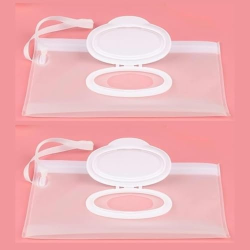 2 st baby torkfodral resehållare håller våtservetter fuktiga set med våtservetter hållare för våtservetter fodral bärbar resa på språng påfyllningsbar dispenser behållare vattentät torkbehållare med