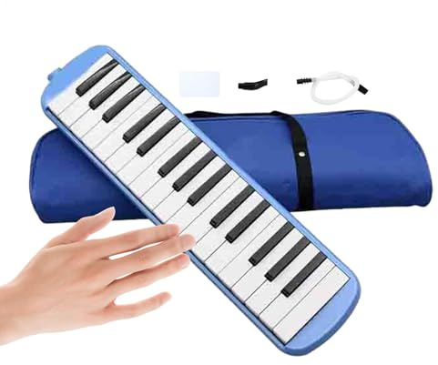 Melodica, 32 Keys Air Piano Keyboard Musical Instrument,harmonica With Mouthpiece And Wind Keyboard,Organ Playing Instrument,Comfort And Stability,Short Mouthpiece And Long Blowpipe,For Beginner