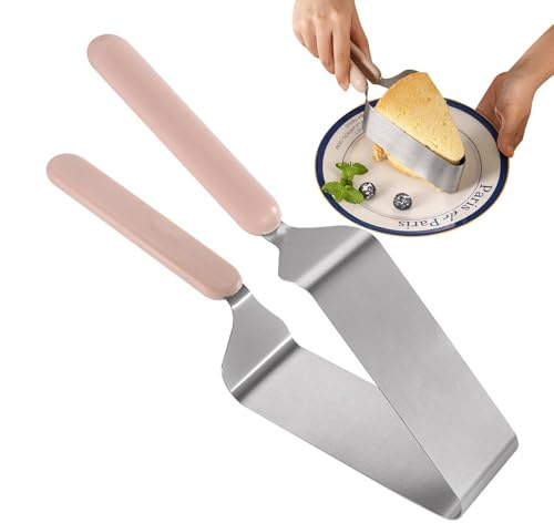 Cake Slicer Tool, Triangle Precision Cake Slicer Cutter Divider, Stainless Steel Cutter Tongs, Adjustable Cutting Tool Clamp for Even Slices, Baking Device, Pizzas Pie Cutter Tool