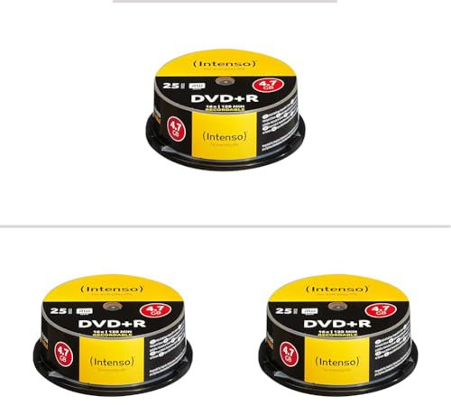 Intenso 4111154 DVD+R 16x 75 Pack Cakebox