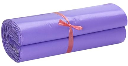 FRCOLOR 100stücke Wasserdichte Versandbeutel Selbstklebend Robuste Verpackungsbeutel aus Kunststoff für Akten Produkte und Waren Wiederverwendbar mit Starkem Verschlussband
