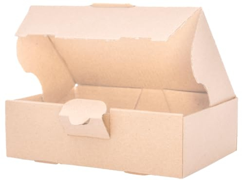 OfficeKing® 25 x Maxibriefkartons 160 x 110 x 50 mm Braun - Marken-Qualität Versandbox Maxibrief Faltkarton