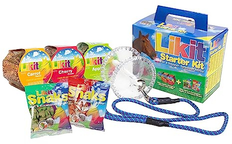 Kit de principiante Likit (TM) para caballos, transparente
