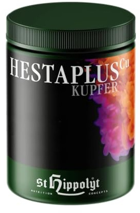 St. Hippolyt Hesta Plus Kupfer | 1 kg | Ergänzungsfuttermittel für Pferde | Getreidefrei