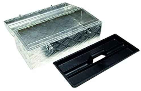 VINTEC 73505 Alu-Werkzeugkasten VT 57 (Universell einsetzbar, handverlötete Verbindungen, mit herausnehmbaren PVC-Werkzeug-Inlet), silber
