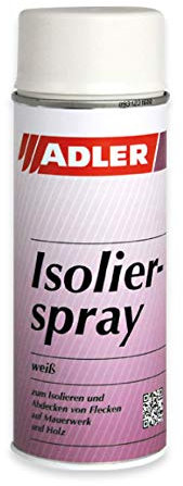 ADLER Isolierspray 400ml Weiß - Universelle, weisse Isolierfarbe für Flecken - Fleckenblocker
