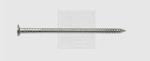 SWG Clou pointe inox annelé cannelé (Ø x L) 2.3 mm x 50 mm acier inoxydable A2 1000 pc(s)