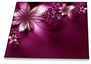 Herdabdeckplatte Abdeckung Ceranfeld Abdeckplatte Schneidebrett 1-Teilig 60x52 Lilien Rosa Spritzschutz Glasplatte Ceranfeldabdeckung Schutz Kochplatten Herdschutz Sicherheitsglas Glasschneidebrett