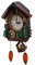 Reloj de Pared de Cuco Artesanía de época Casa de Madera del árbol de la Moda para el Dormitorio Sala de Estar Escuela decoración de la Oficina