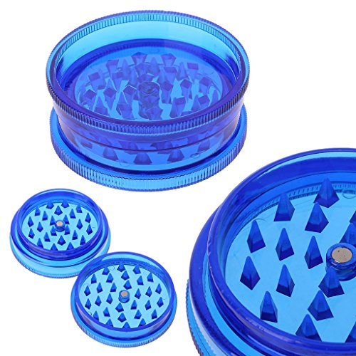 ruiruiNIE Mini Tobacco Grinder Leaf Herbal Herb Smoke Spice Crusher Hand Muller 2 Layers