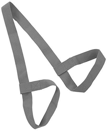 Weiyiroty Yogamatte Tragegurt - tragbarer weicher Verstellbarer Yogamattenriemen Yoga Mat Sling Yogamattengurt strechband für das Sport-Fitnessstudio alle Mattengrößen(Grau)